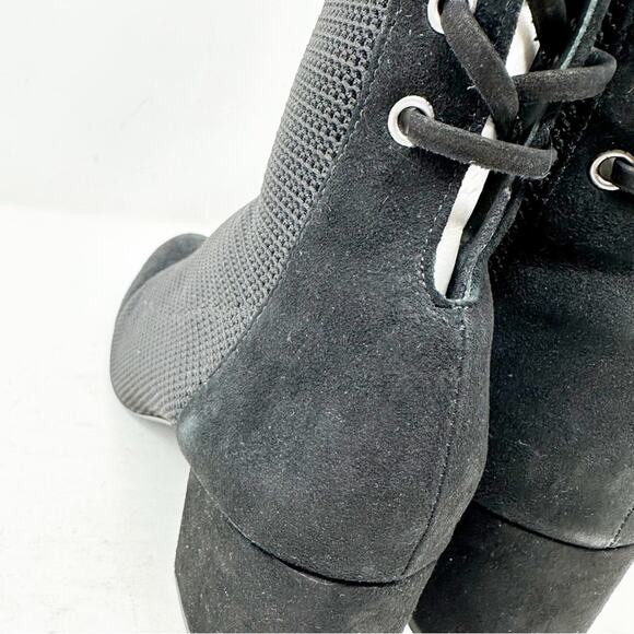 SCHUTZ Emilia Knit Lace Up Booties NWT in Size 9.5 - Picture 6 of 8